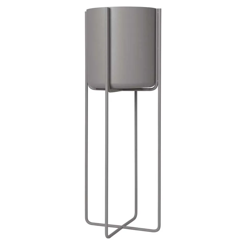 blomus Pot sur pied Kena M h80,5 cm Ø Steel gray (gris foncé)