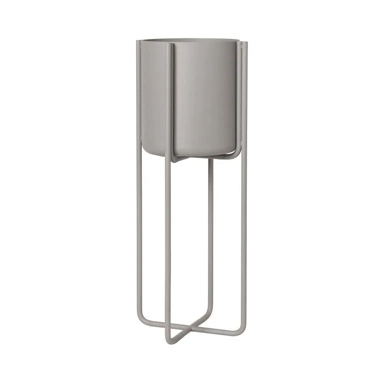 blomus Pot sur pied Kena S h55 cm Ø Mourning dove (gris clair)