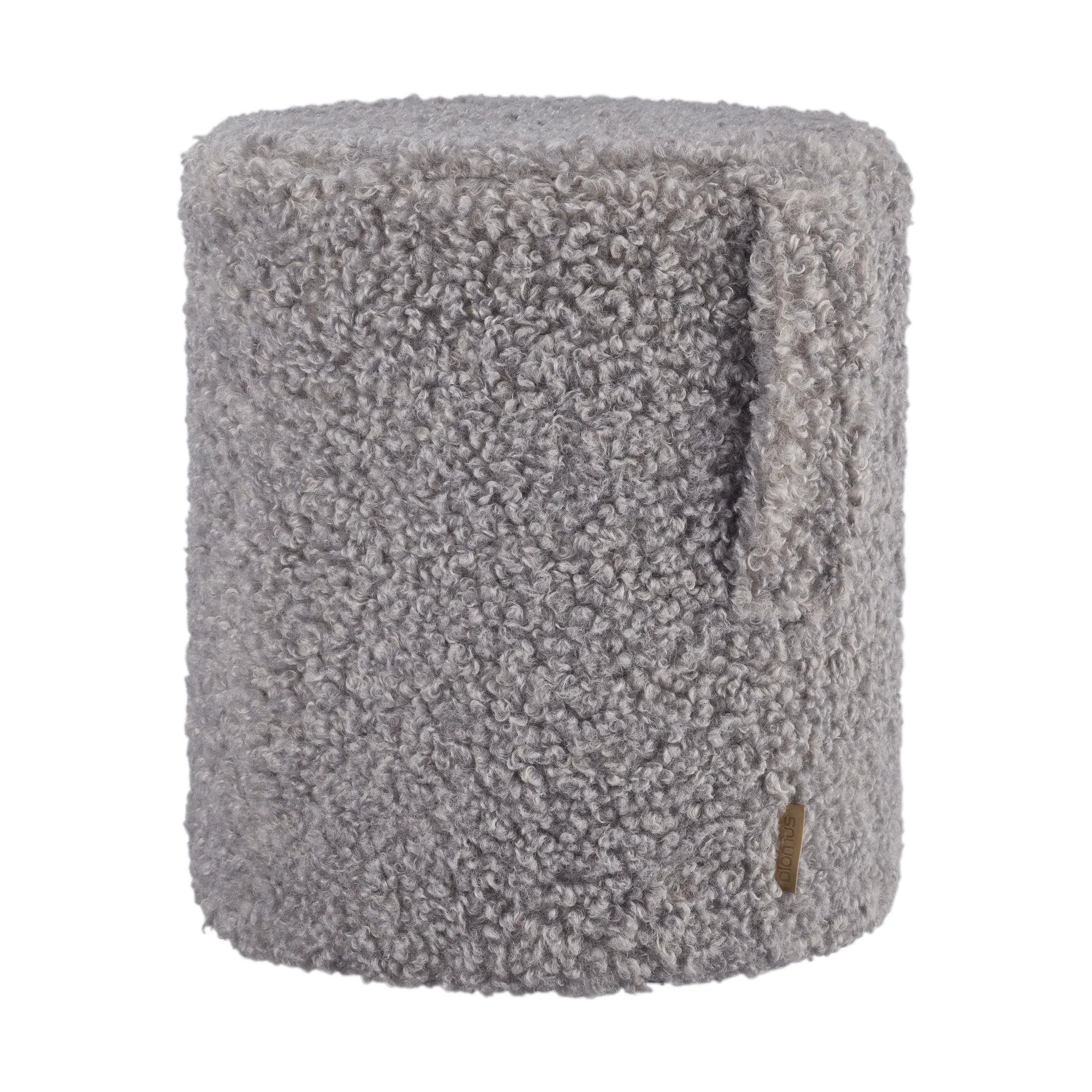 blomus Pouf Teddy Sharkskin, Ø35x40 cm