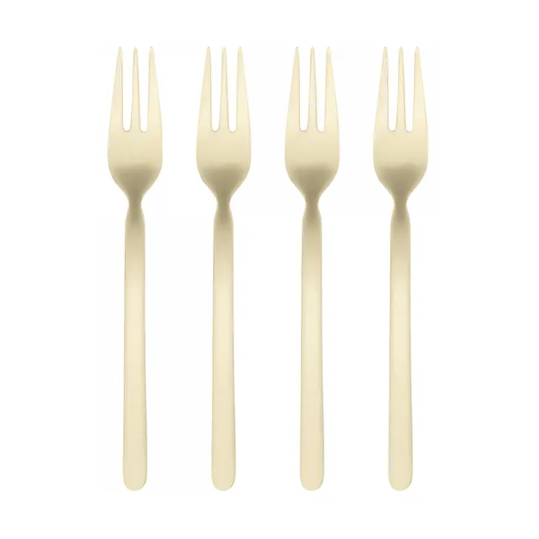 STELLA dessertgaffel champagne 4-pack, 15,5 cm