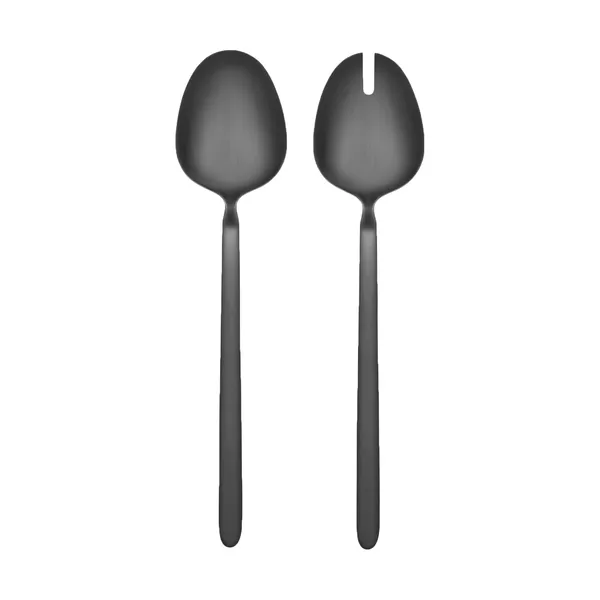 STELLA salladsbestick svart 2-pack, 28 cm