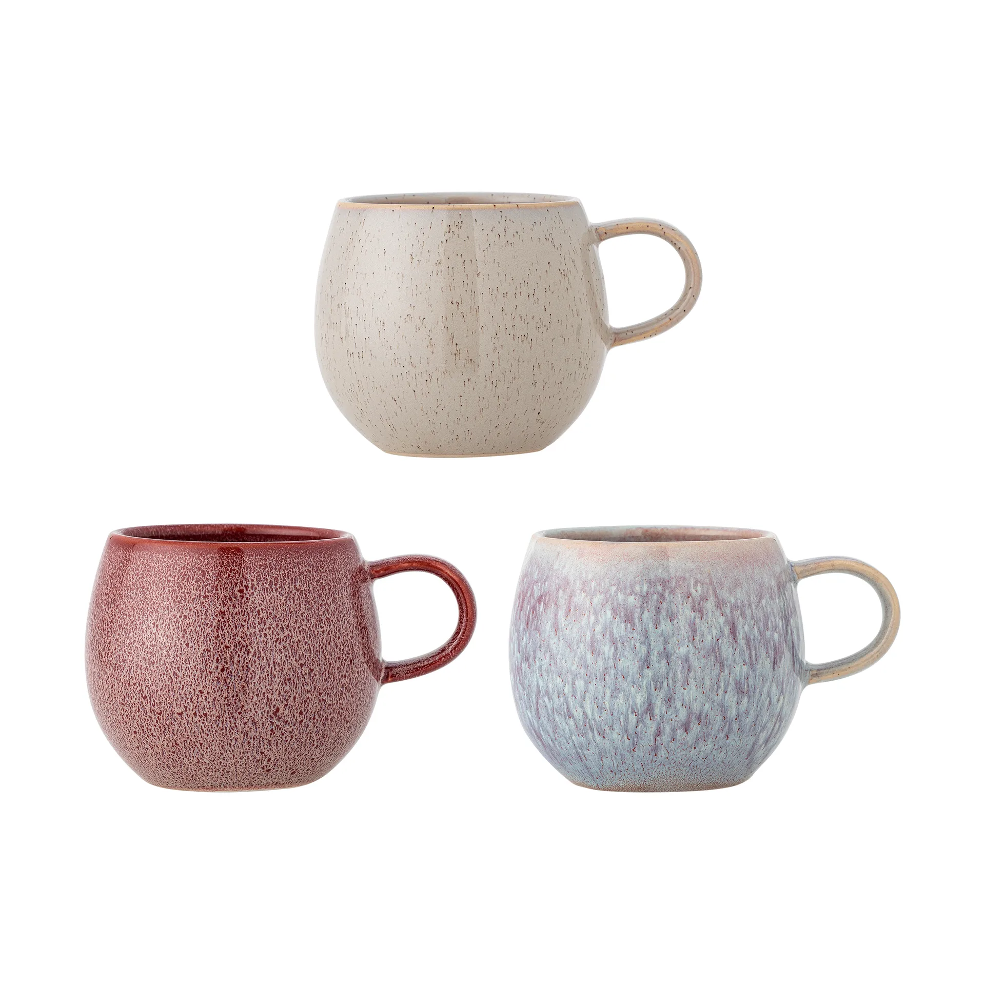 Bloomingville Addison mugg 50 cl Rose, 3 delar