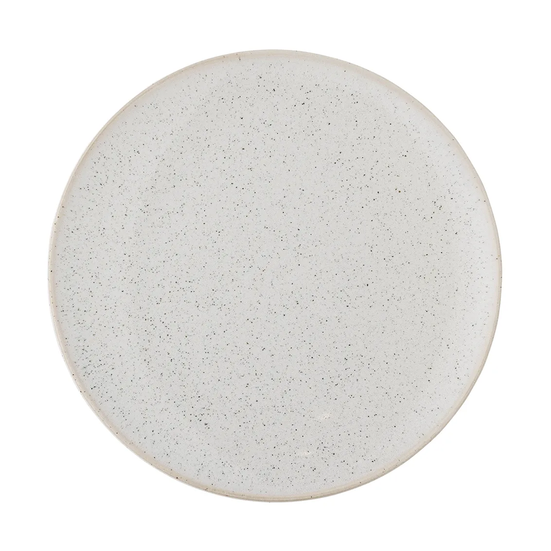 Bloomingville - Addison Tallerken, Stentøj, D16xH1,5 cm, Hvid
