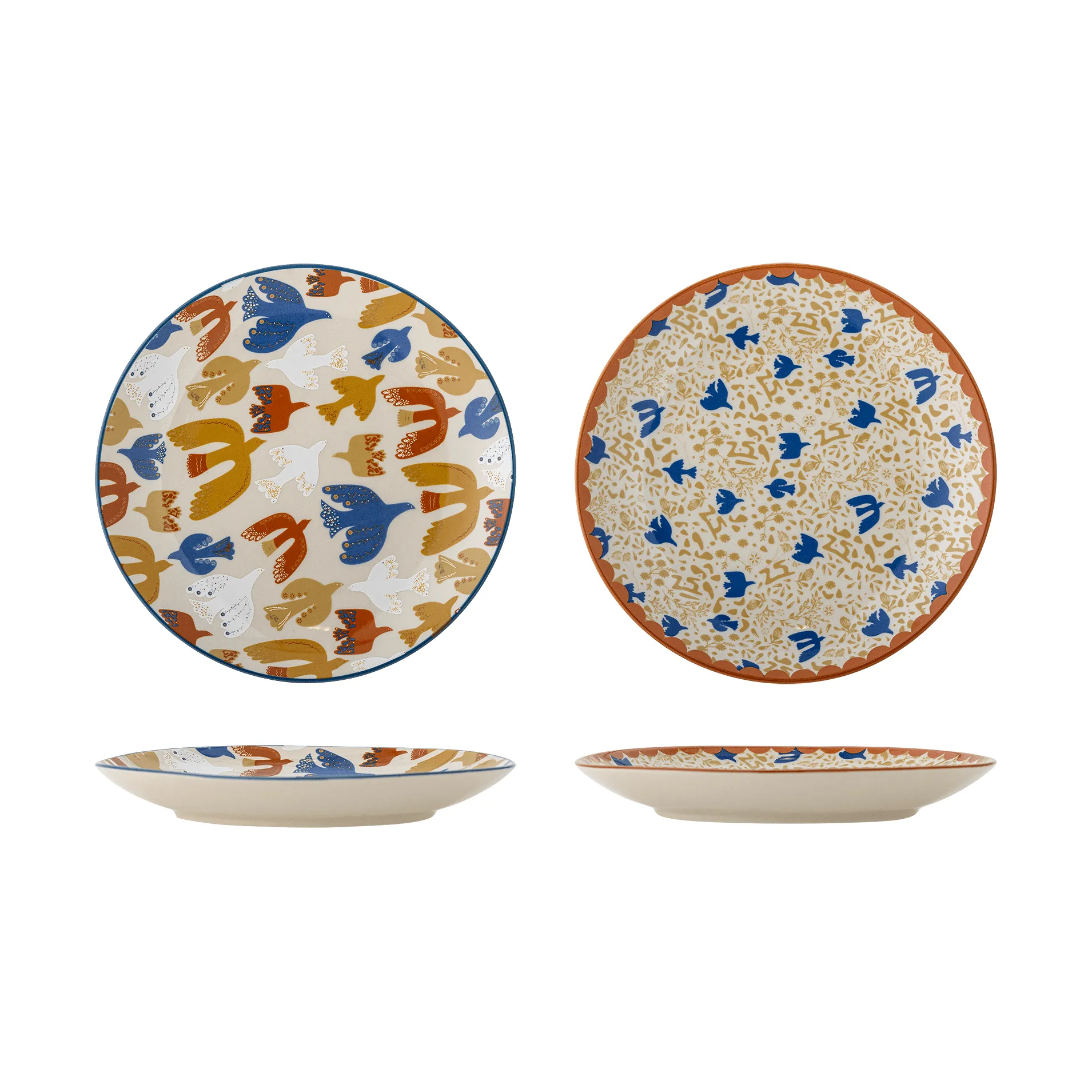 Bloomingville Anniversary tallerken Multi, Ø20 cm, 2 dele