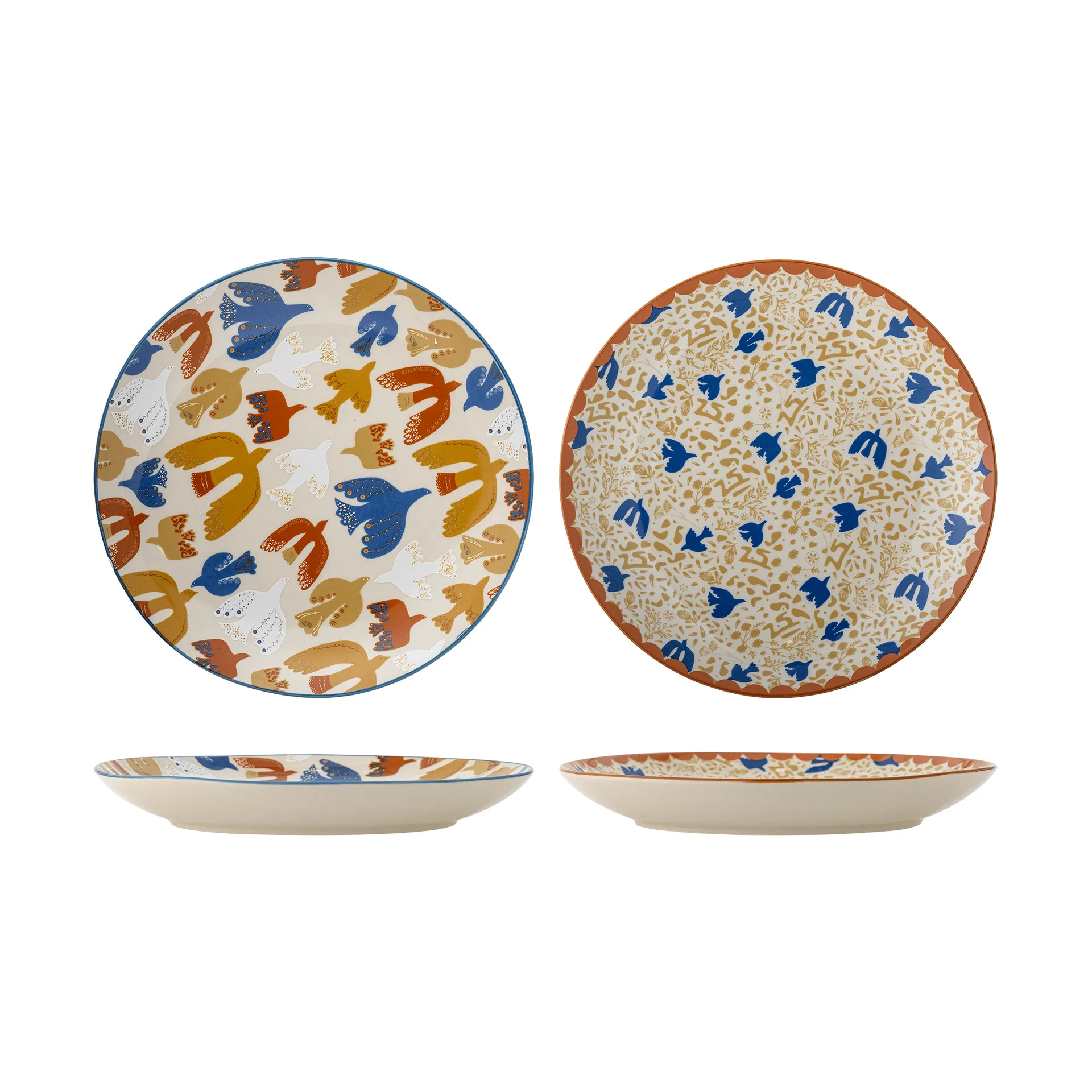 Bloomingville Anniversary tallrik Multi, Ø25 cm, 2 delar