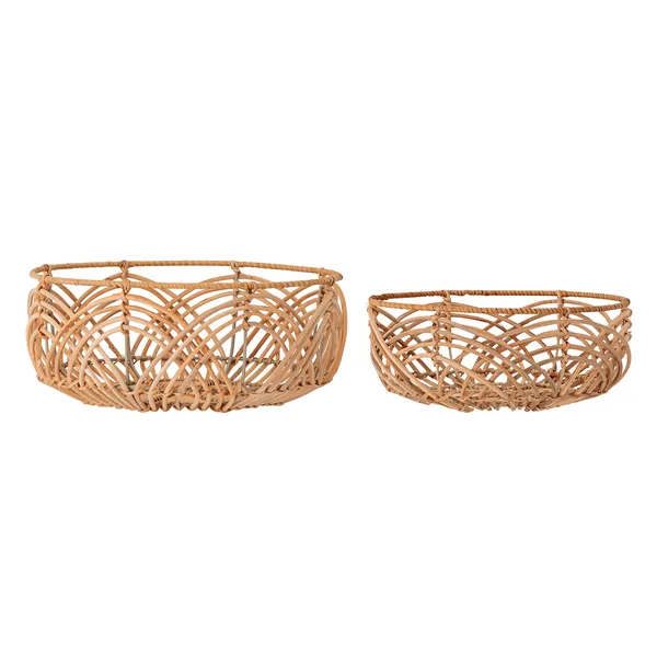 Bloomingville brödkorg rotting 2-pack, Natur