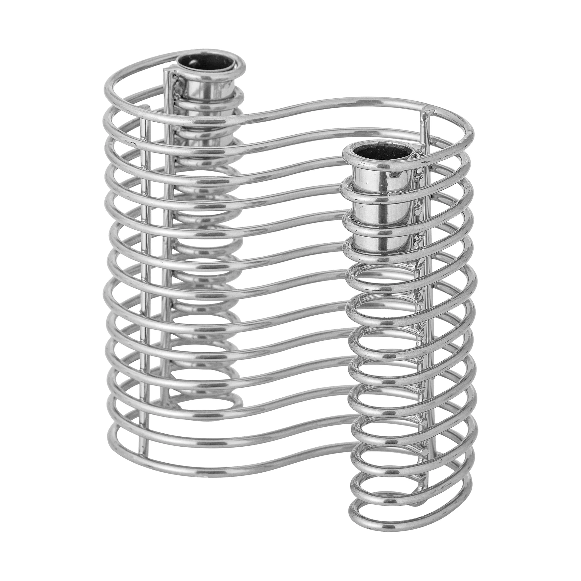 Bloomingville Bougeoir Wavela 15,5x14,5 cm Argent