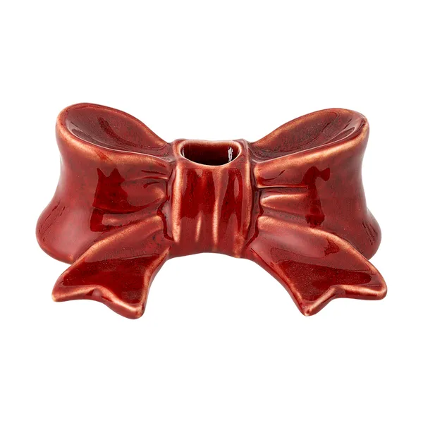 Bow ljusstake, Röd, 11,5 cm