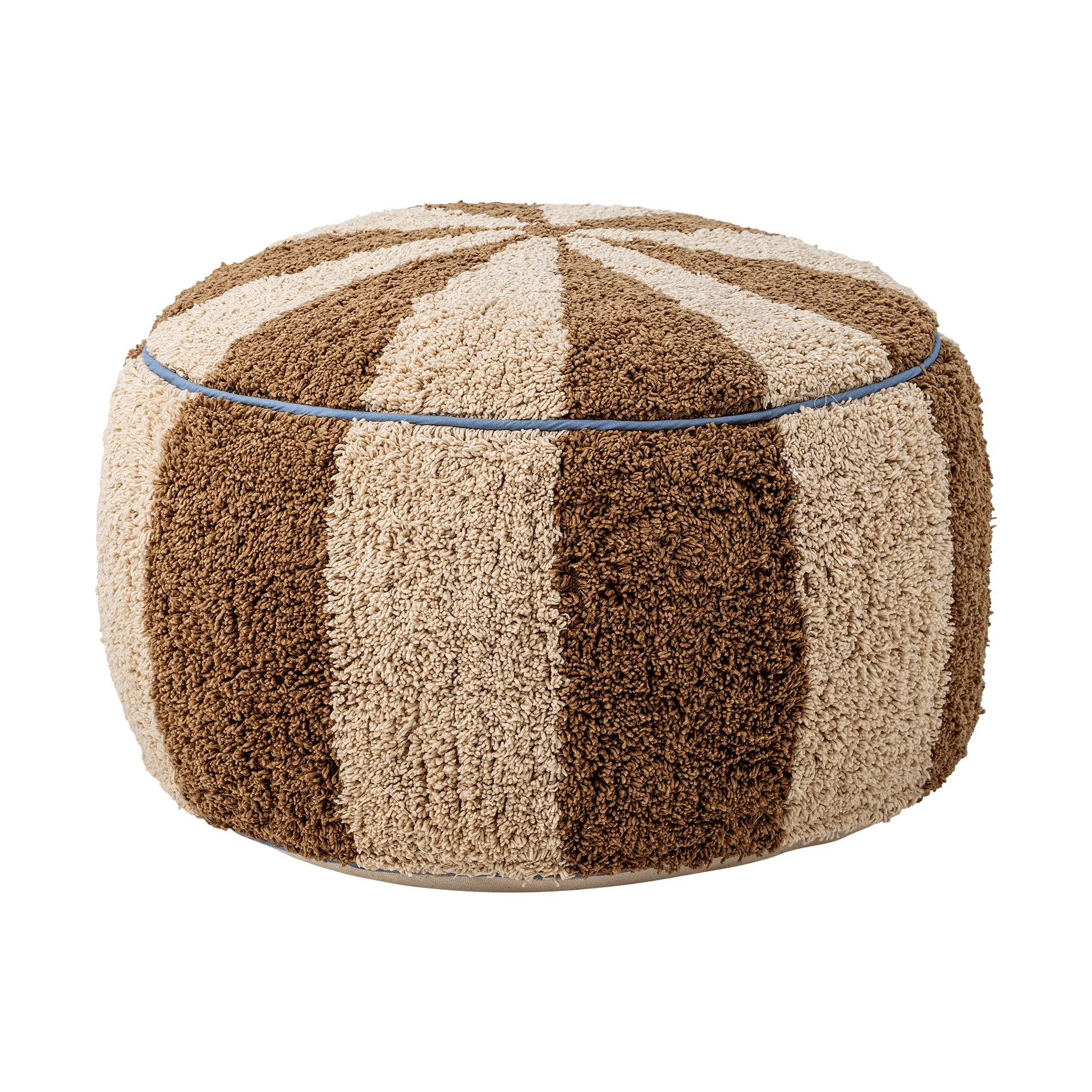 Bloomingville Charoline istuintyyny Ø44 cm Ruskea-valkoinen-sininen