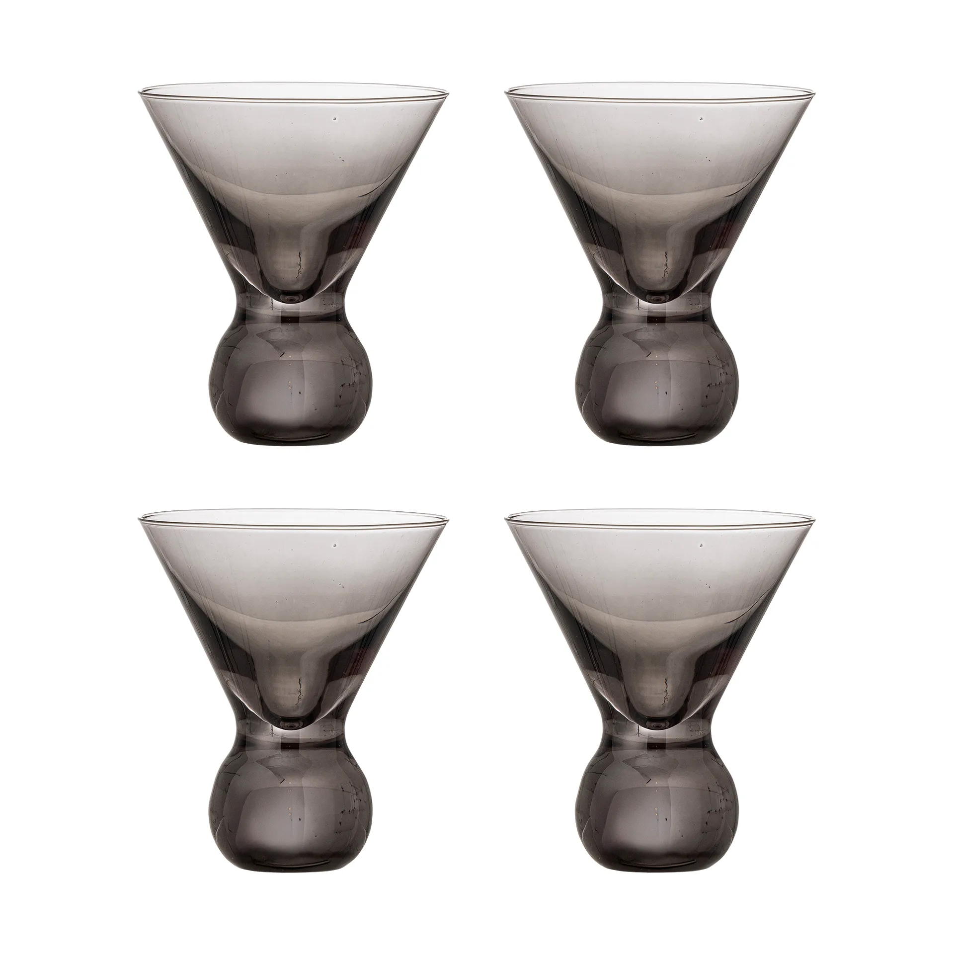 Bloomingville Corliss cocktailglas 4 pak Grå