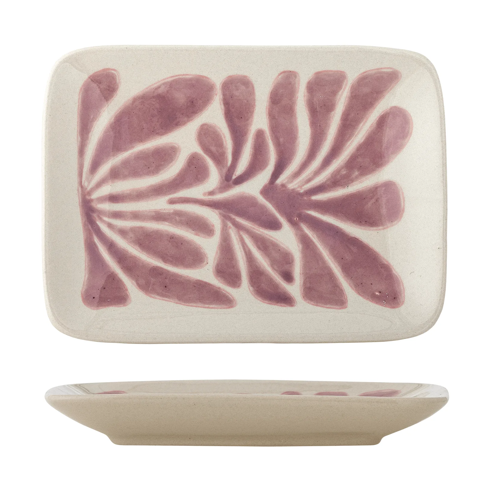 Bloomingville Fauni desserttallerken Lilla, 15x11,5 cm