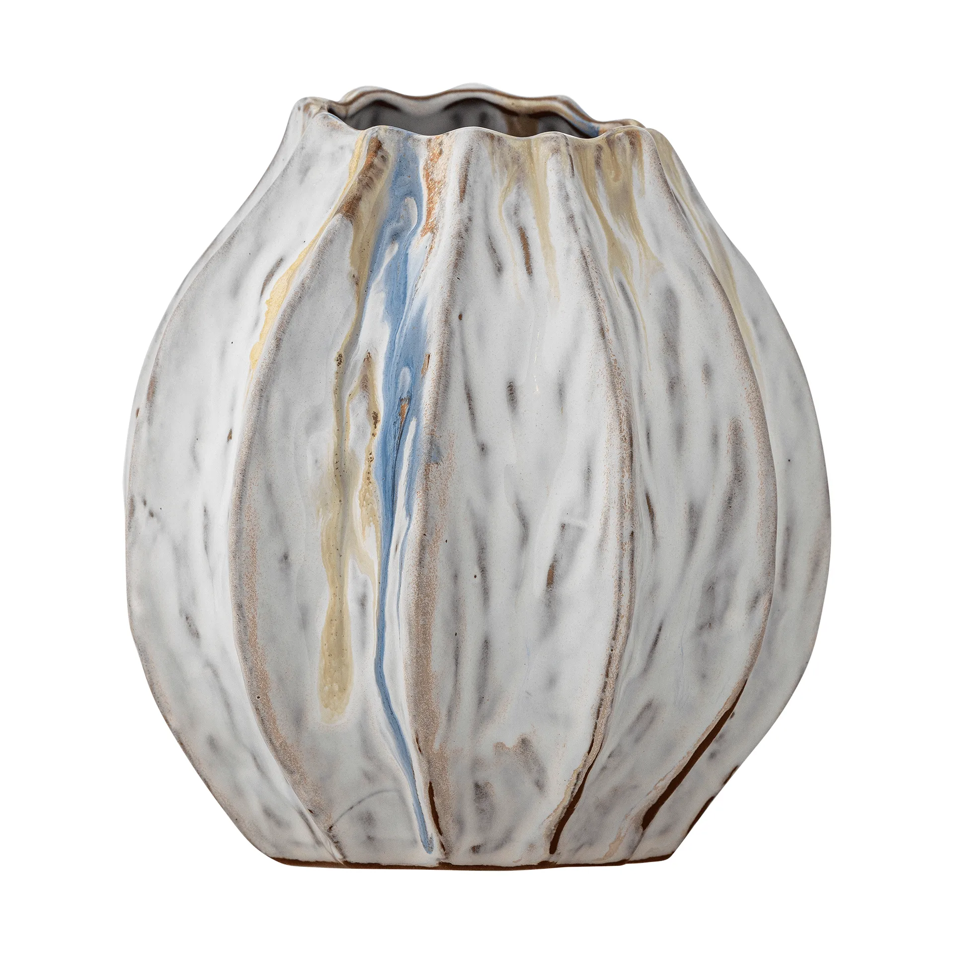 Bloomingville Feray vase Nature, 17x18 cm
