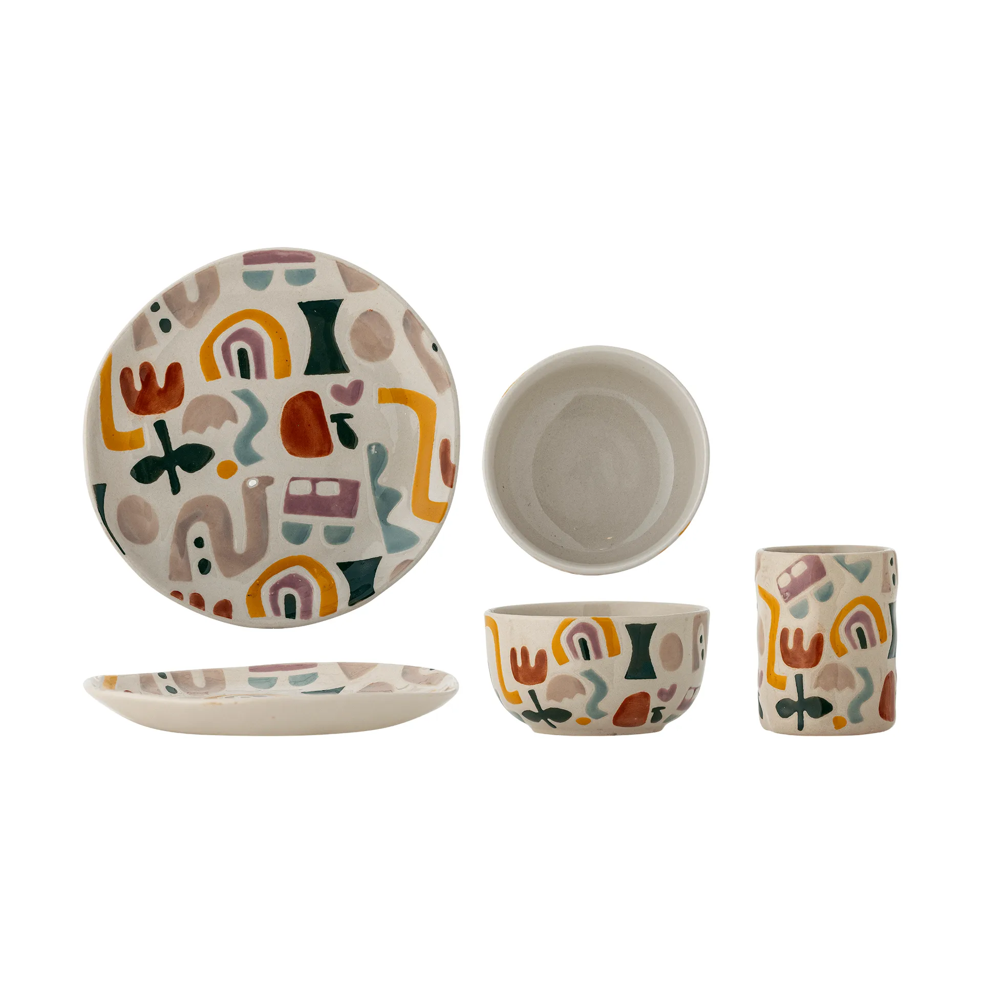 Bloomingville Filur servisset Multi, 3 delar