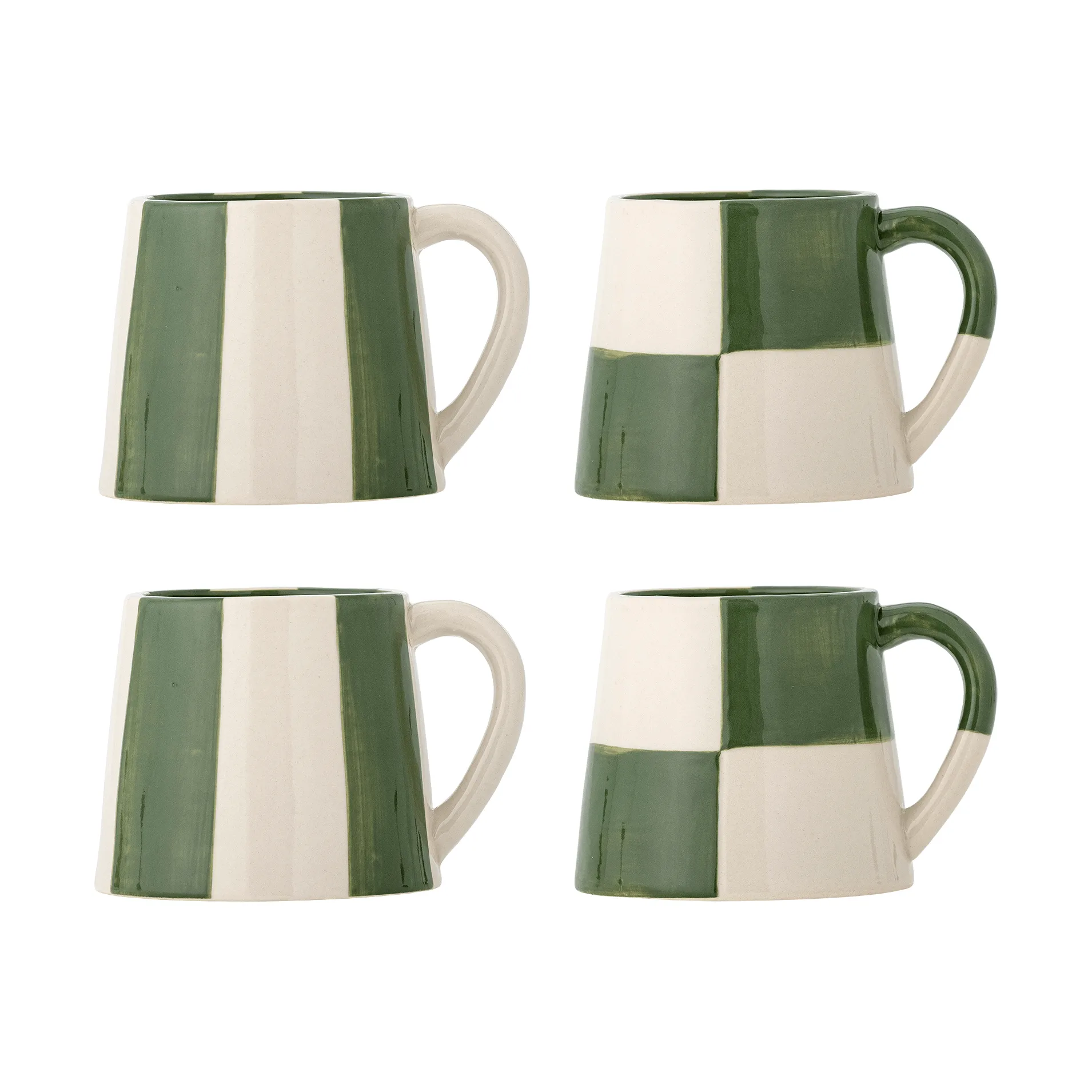 Bloomingville Floki krus Green, 4 deler