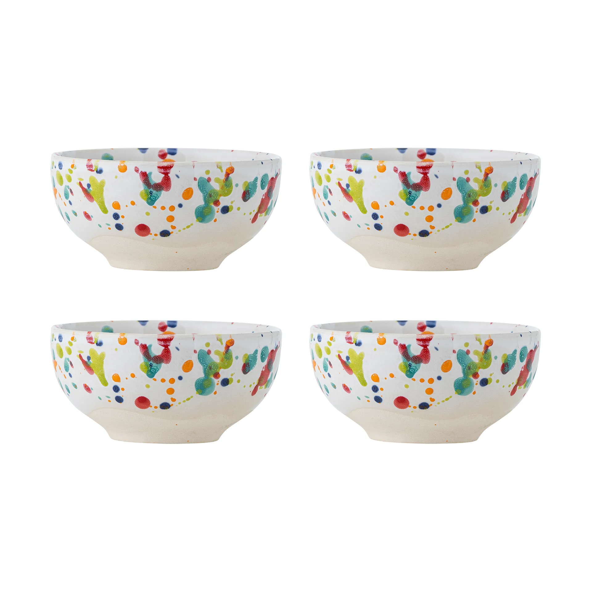 Bloomingville Freckles sk&aring;l 4-pack &Oslash;11,5 cm R&ouml;d