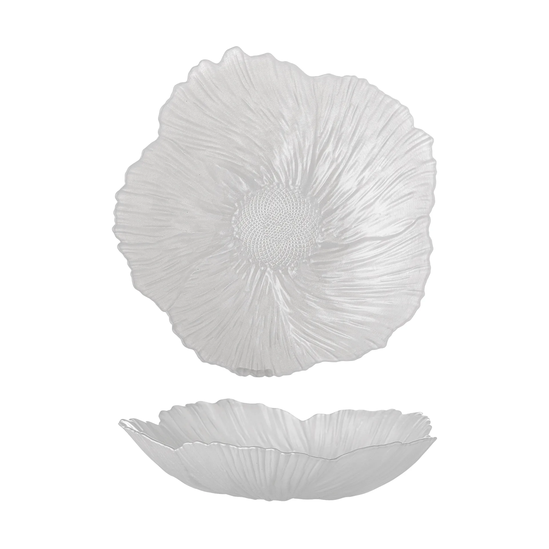 Bloomingville Iani sk&aring;l glas &Oslash;26 cm Vit