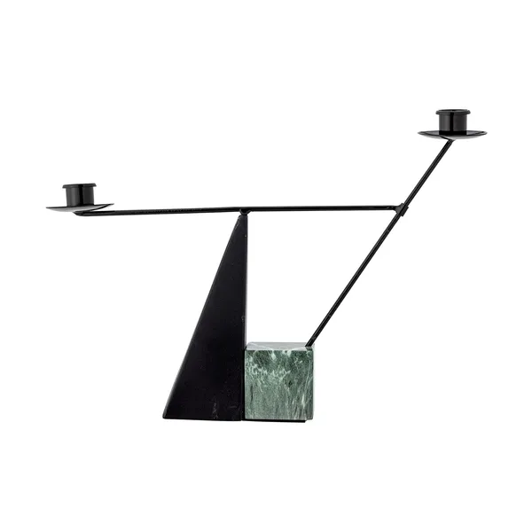 Jayda ljusstake 26x40 cm, Green-iron