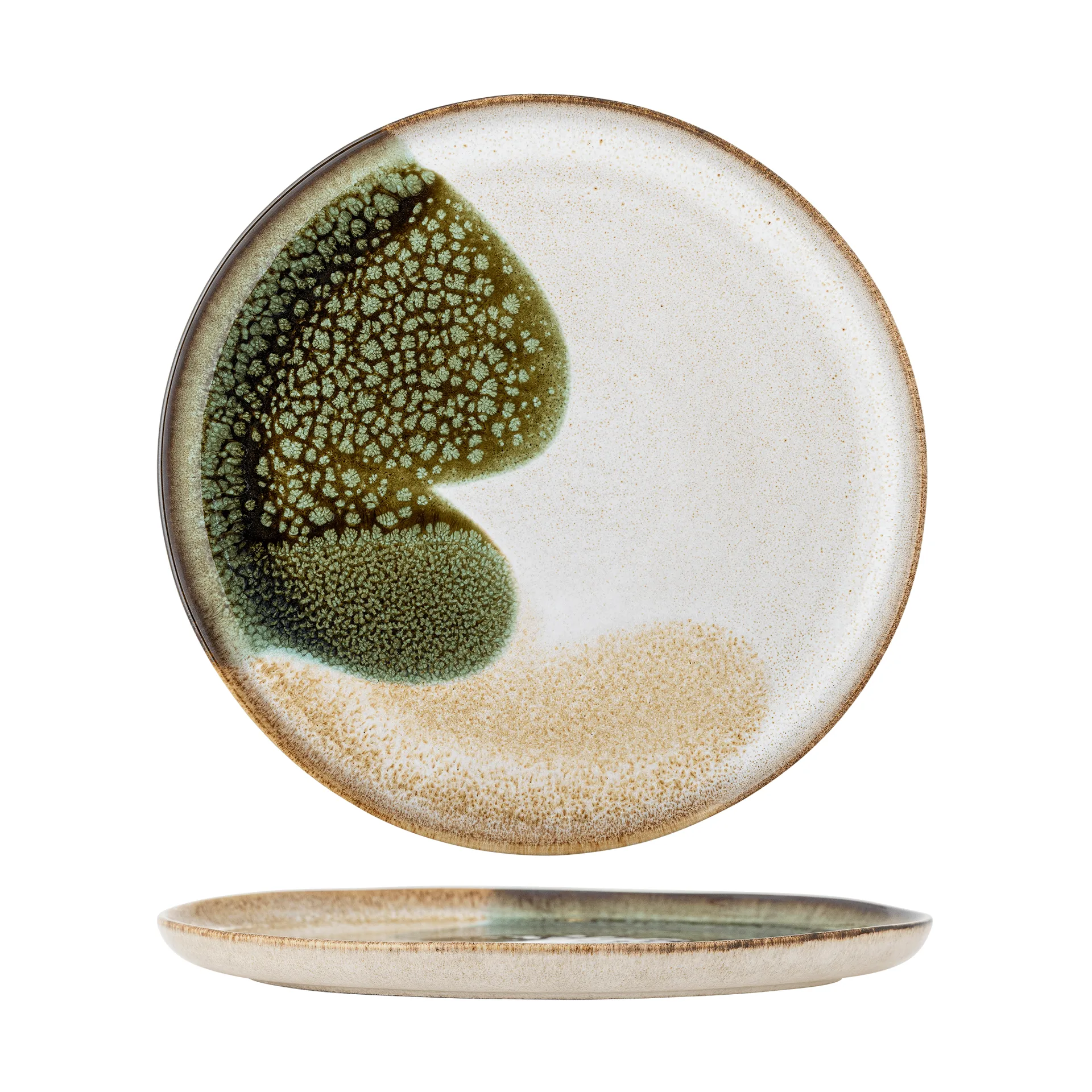 Bloomingville Jules tallerken Green, Ø28,5 cm