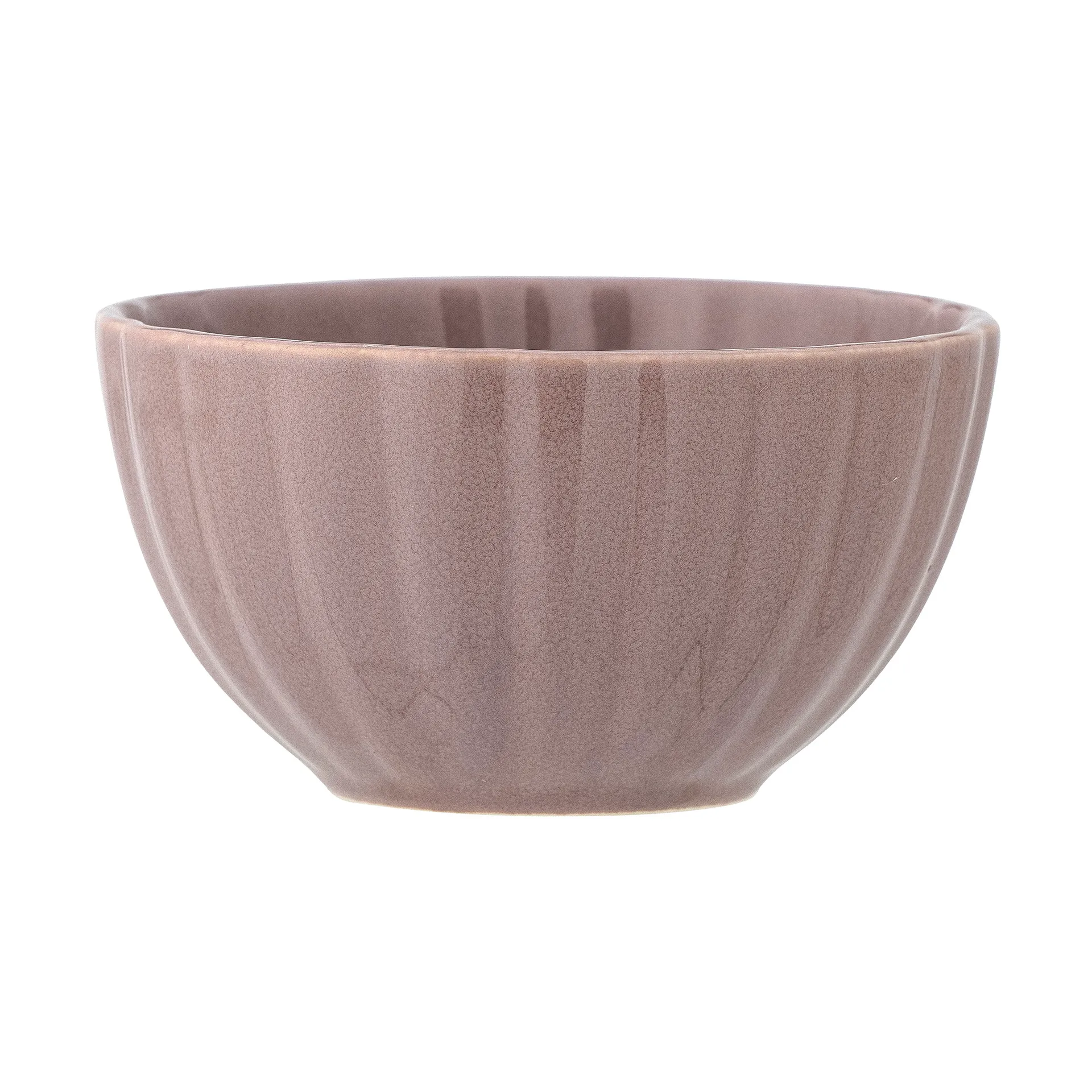 Bloomingville - Latina Skål, Rosa, Stentøj, D12xH6,5 cm