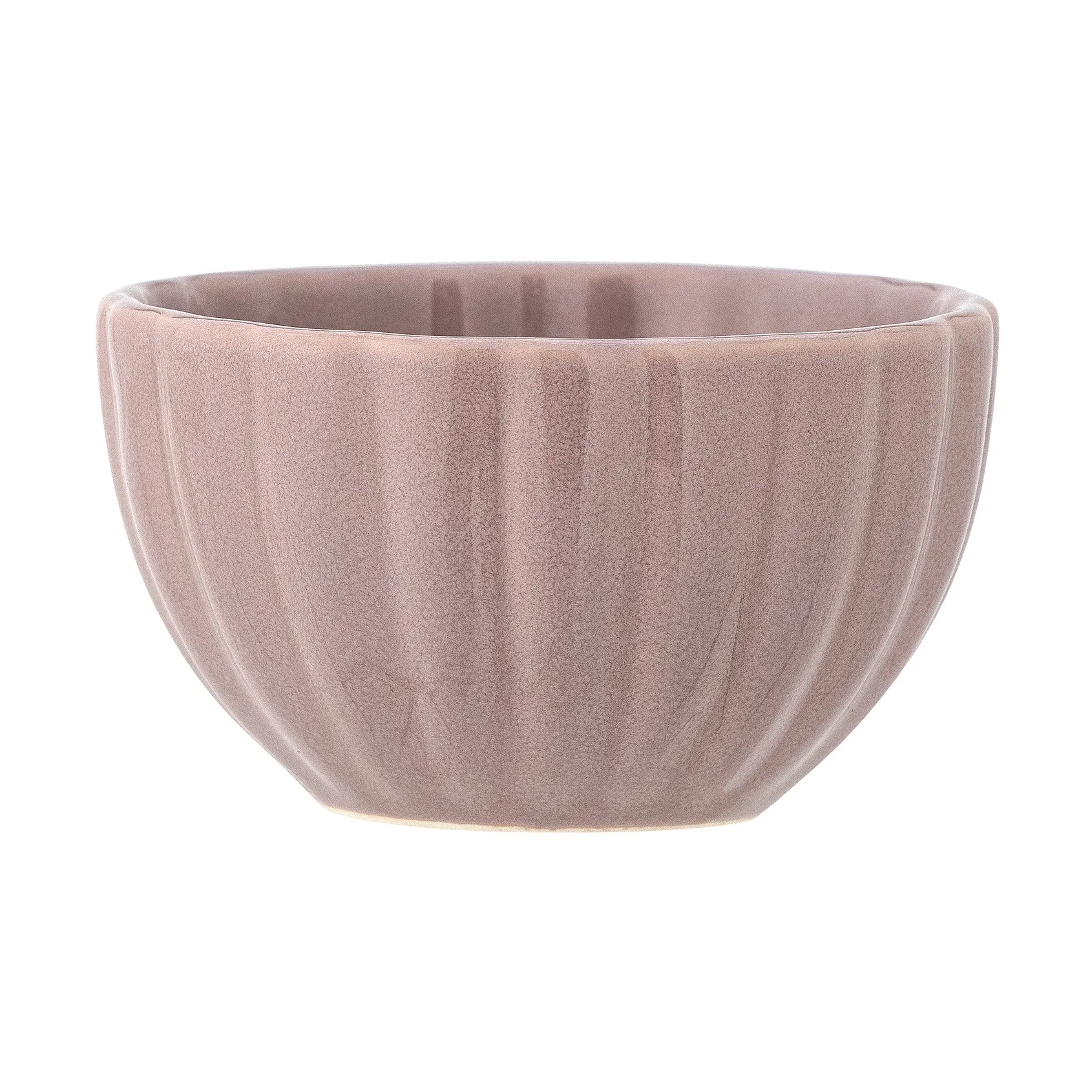 Bloomingville - Latina Skål, Rosa, Stentøj, D9xH5 cm