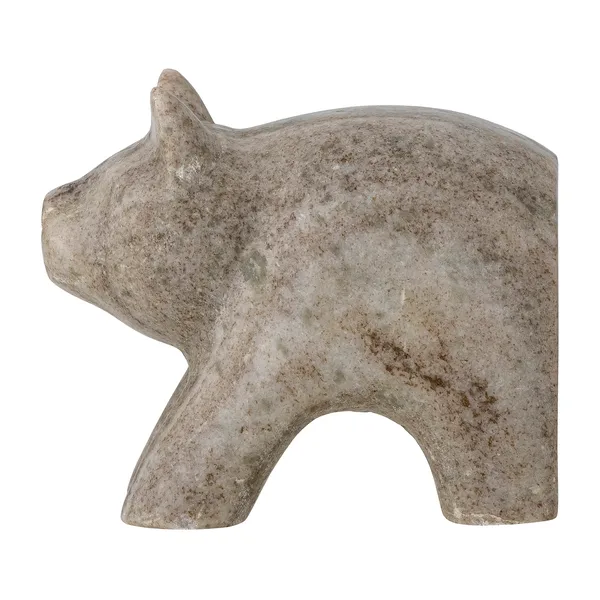 Lenora bokstöd 13x11x8 cm, Marmor natur