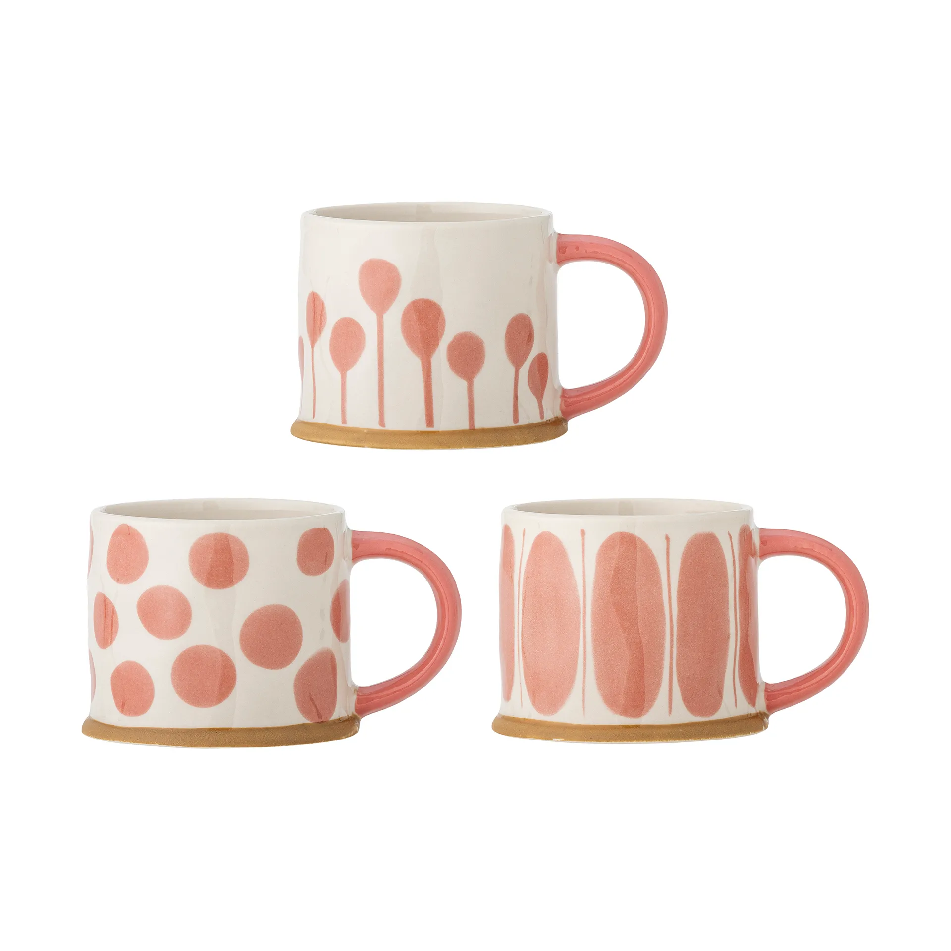 Bloomingville Linora mugg 45 cl 3-pack Rose