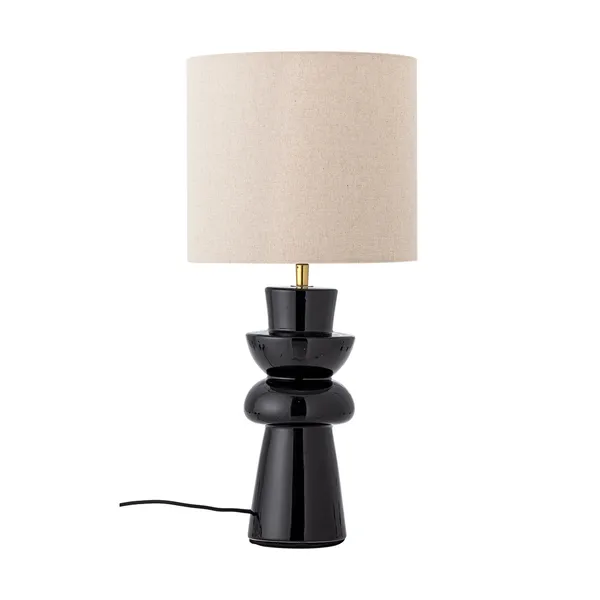 Lio bordslampa, Black, Ø25 cm