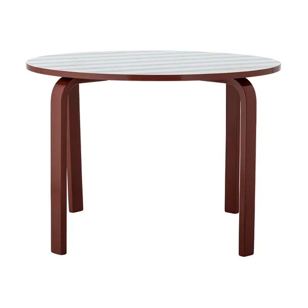 Liova bord, Blå-vit, Ø65 cm