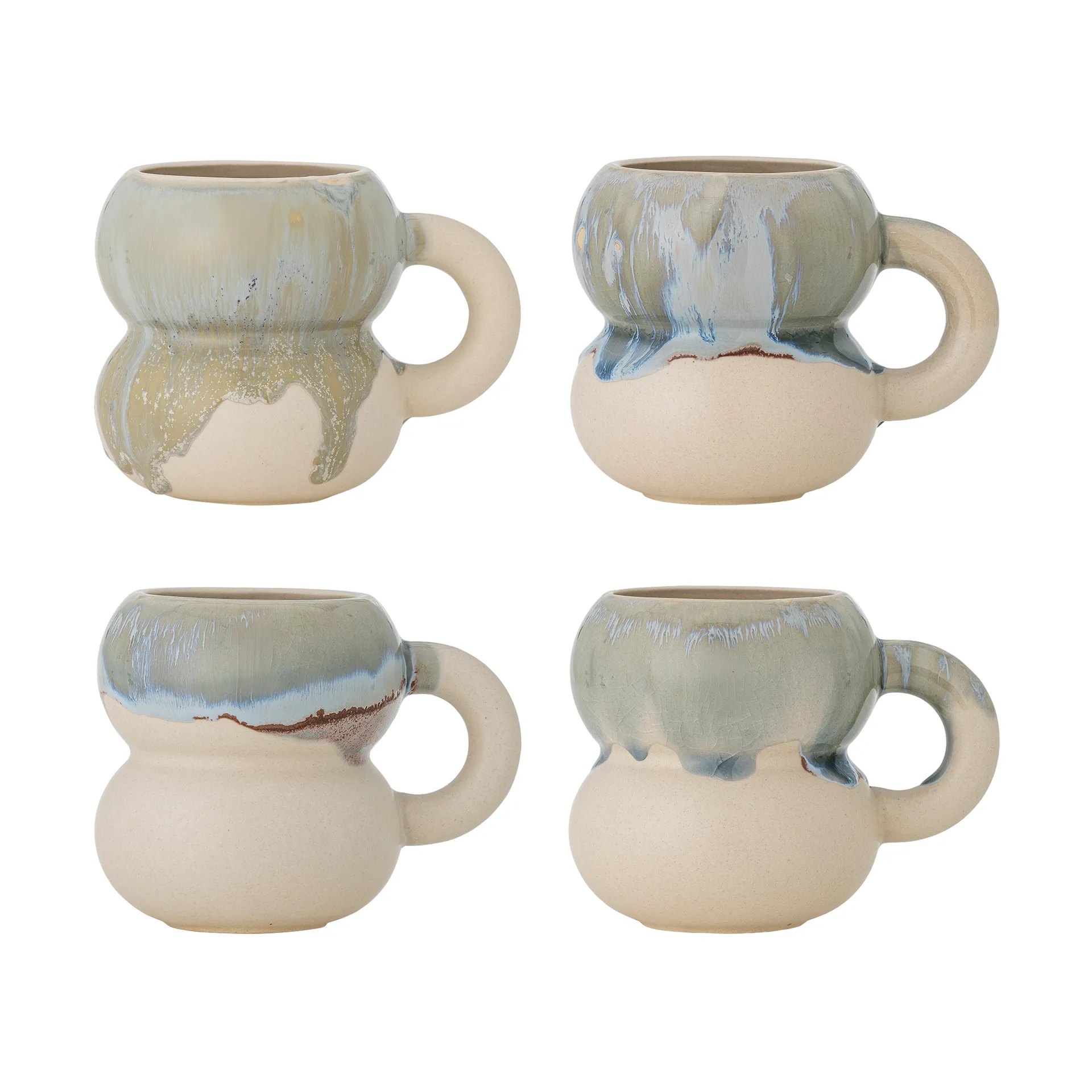 Bloomingville Luna kopp 4-pack Bl&aring;