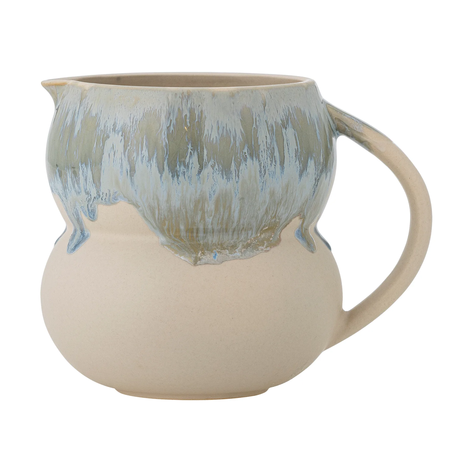 Bloomingville - Luna Flødekande, Blå, Stentøj - Ø14 Ã H15 cm