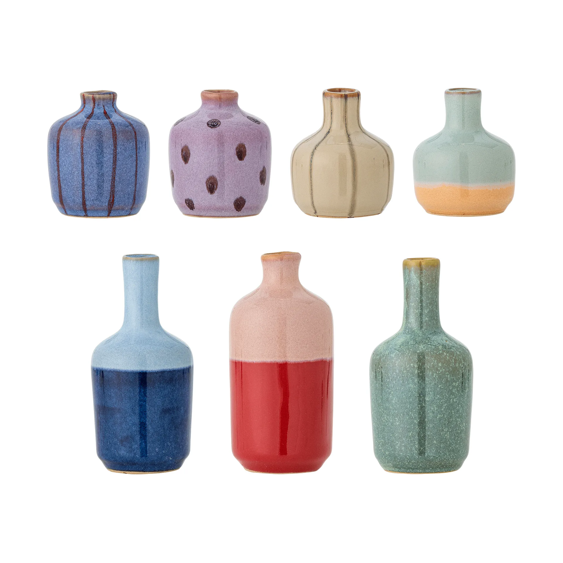 Bloomingville Maien vas Multi Stoneware, 7 delar