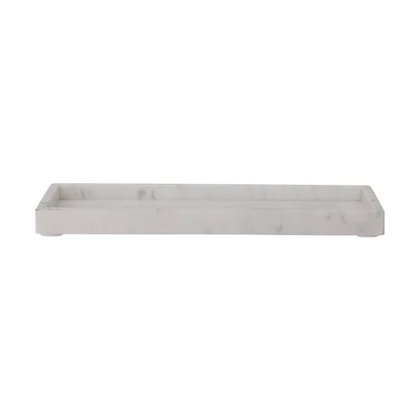 Majsa dekorationsbricka 18x38 cm, White