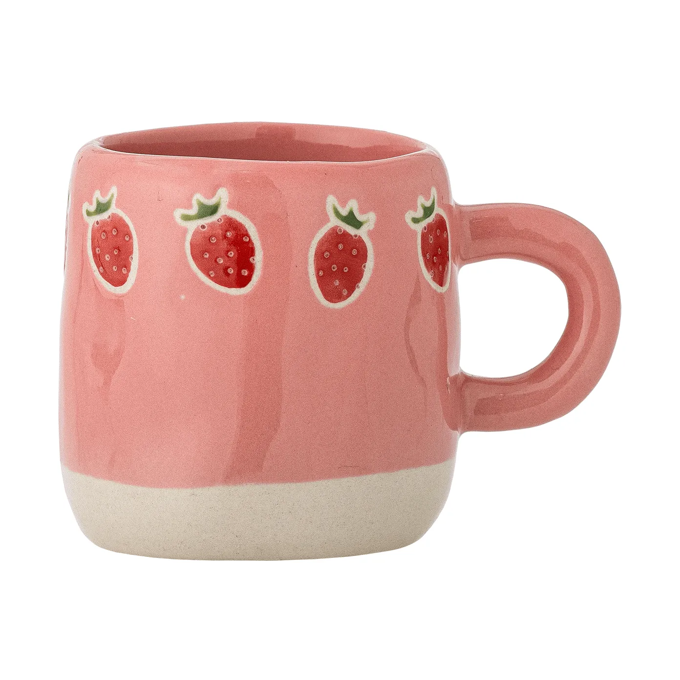 Bloomingville Millie kopp 11 cl Rosa, jordgubbar