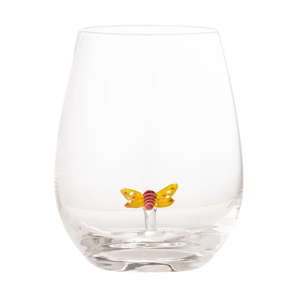 Misa dricksglas 56 cl, Clear-butterfly