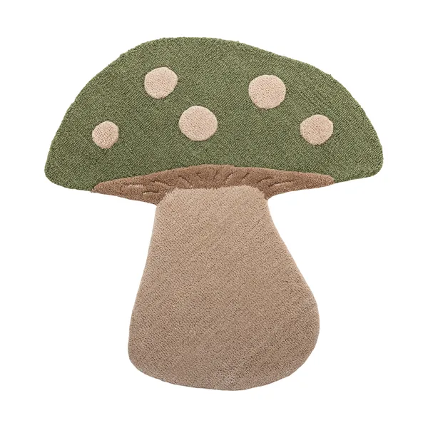 Mushroom matta, Grön, ull
