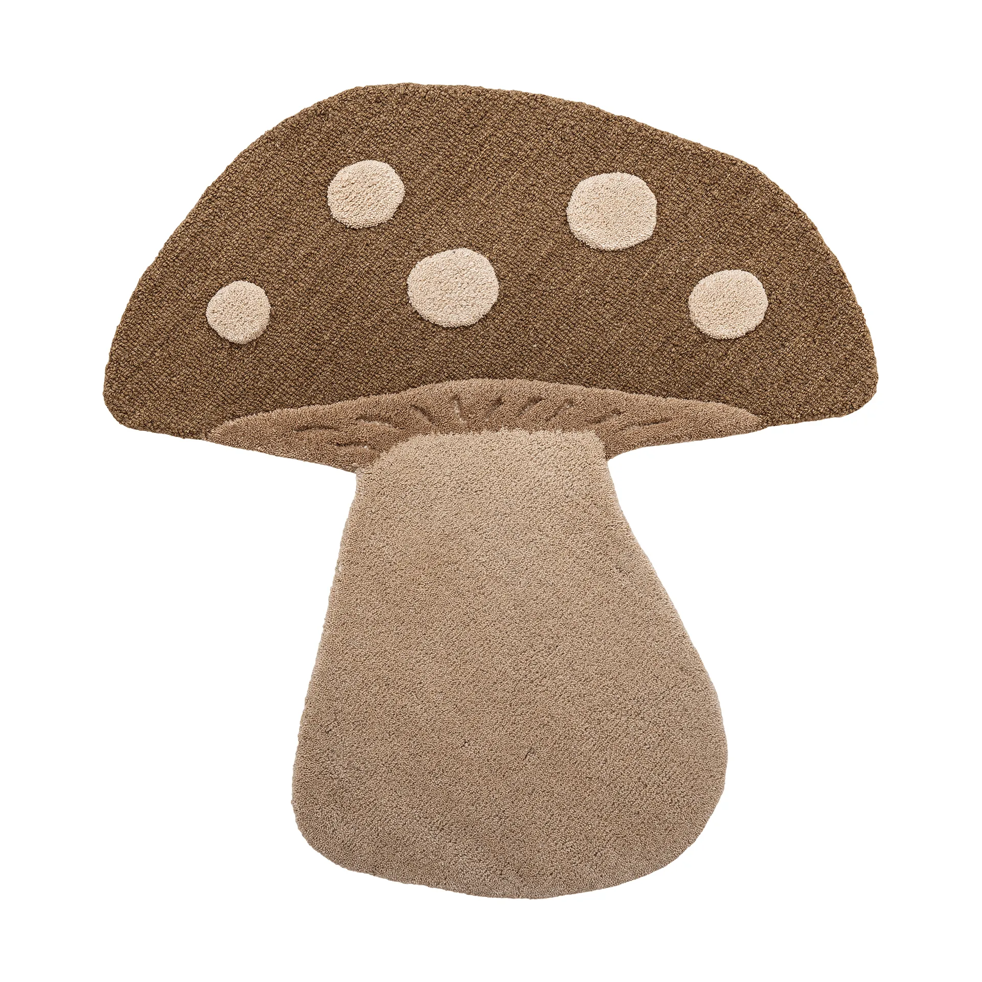 Bloomingville Mushroom matto Ruskea, villa
