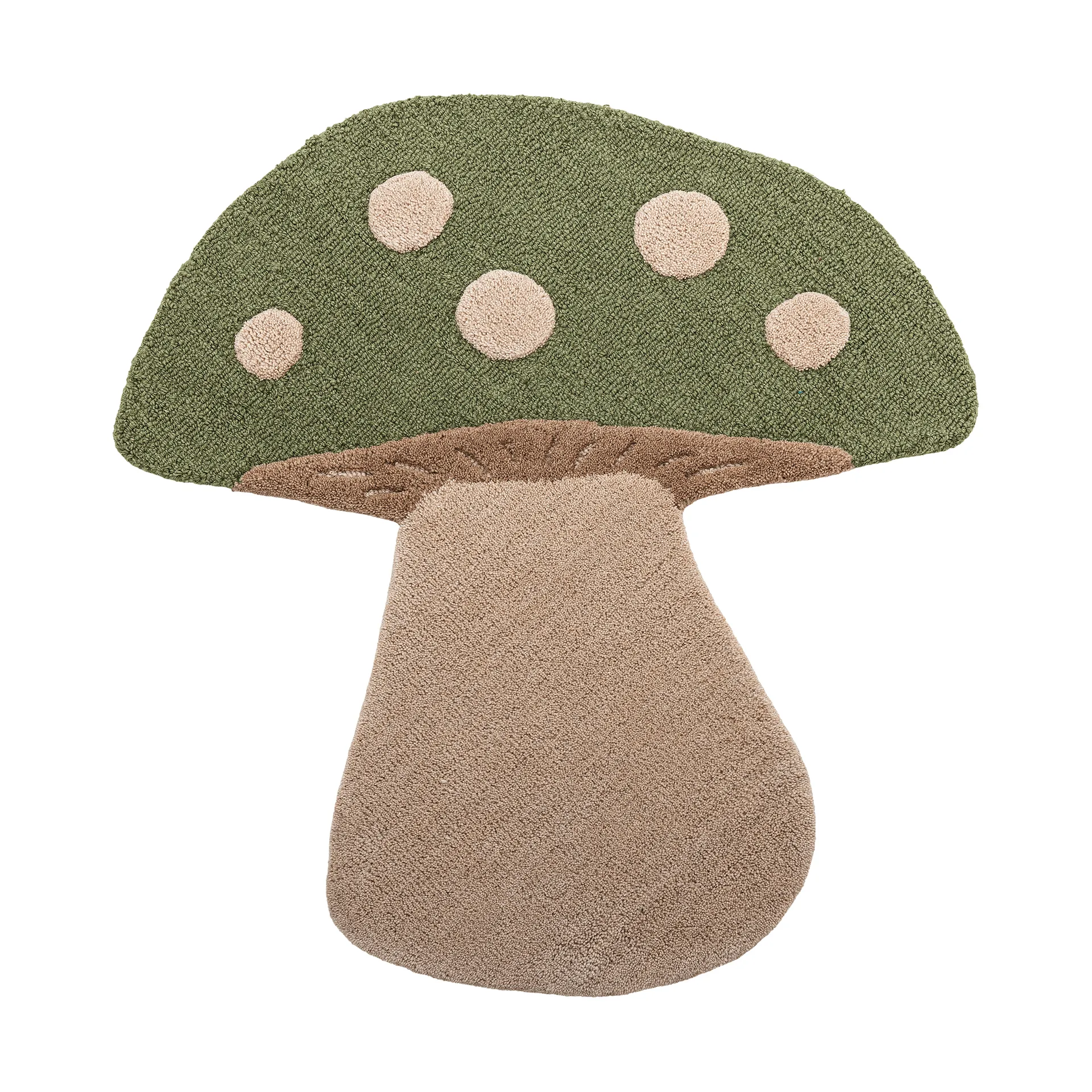 Bloomingville Mushroom matto Vihreä, villa