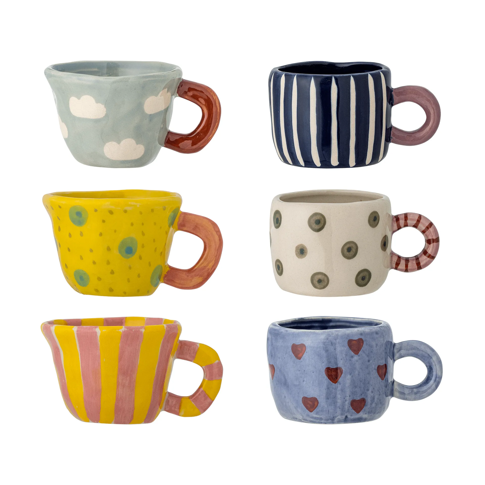 Bloomingville Nini kopp Multi, 6 delar