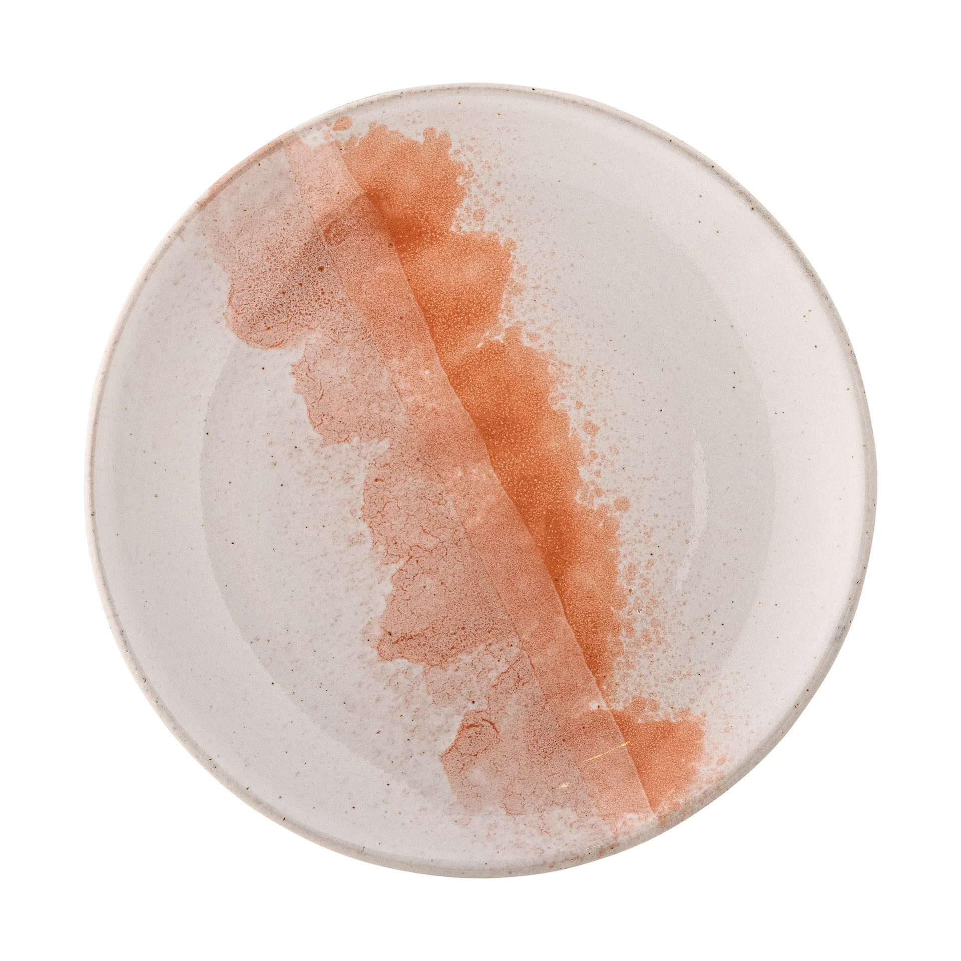Bloomingville - Paula Tallerken, Orange, Stentøj, D20xH1,5 cm