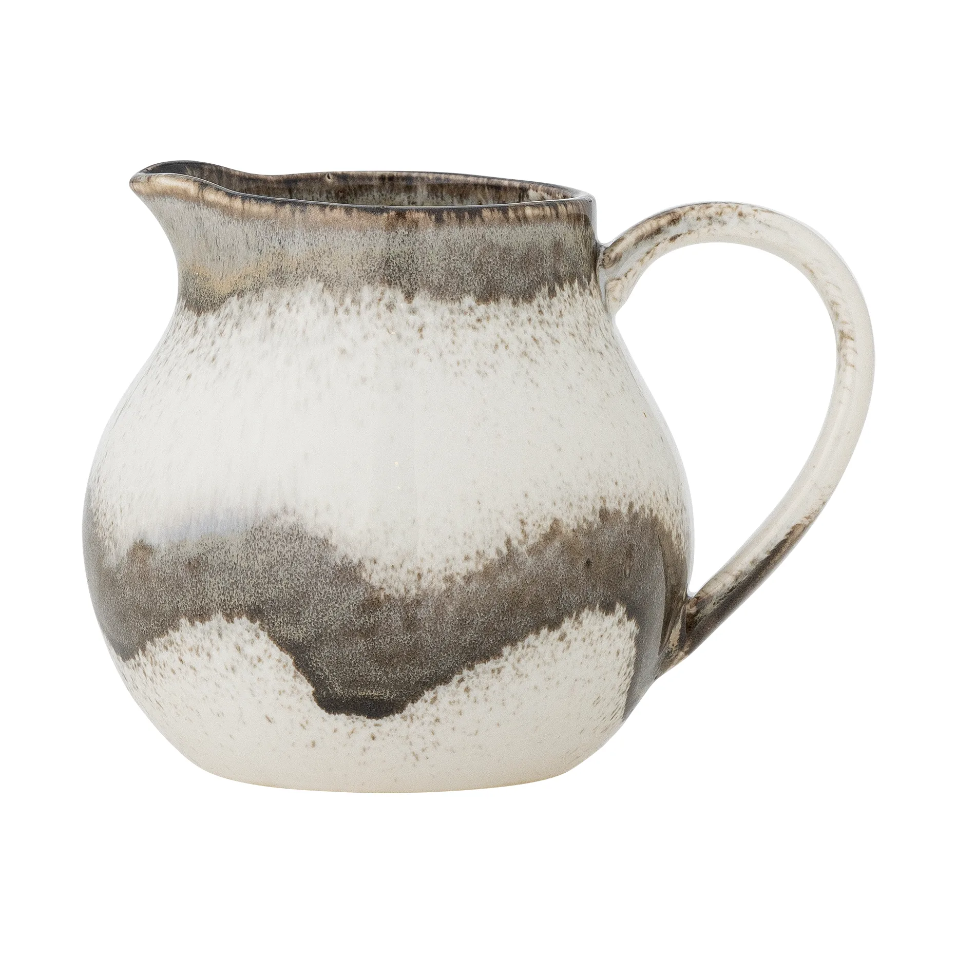 Bloomingville - Paula Flødekande, Grå, Stentøj, D10,5xH10 cm