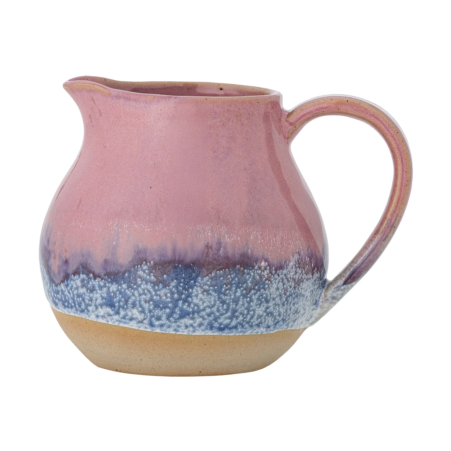 Bloomingville - Paula Flødekande, Rosa, Stentøj, D10,5xH10 cm