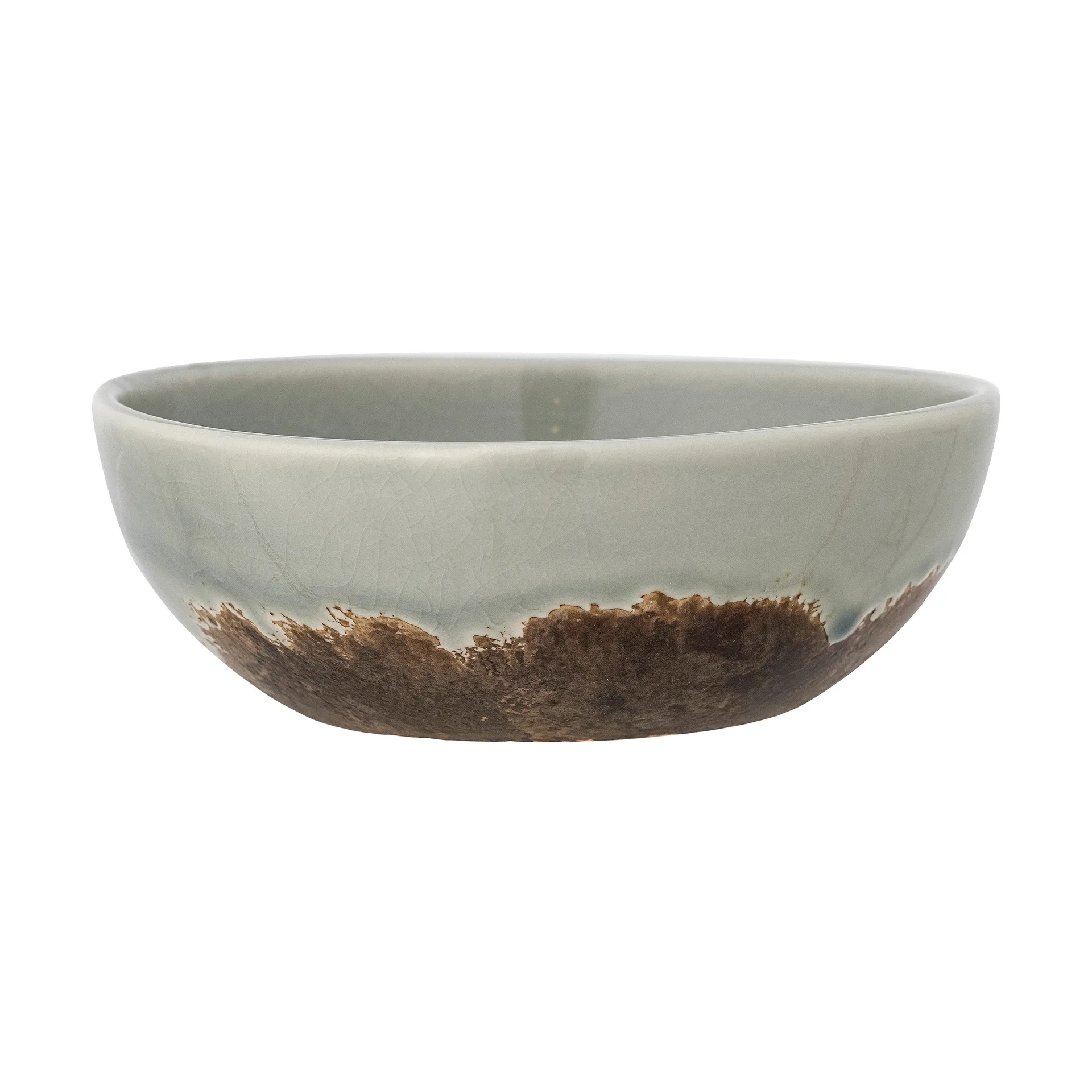 Bloomingville - Paula Skål, Brun, Stentøj, D16xH5 cm