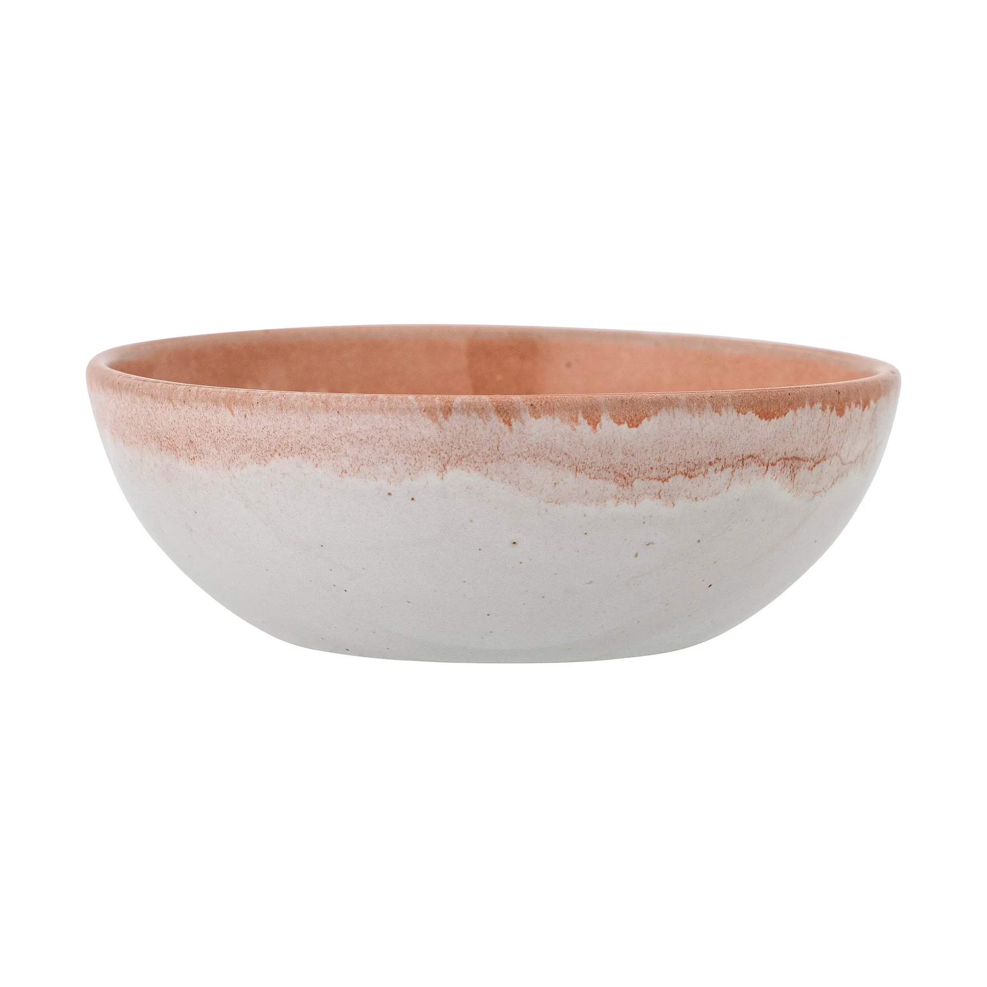 Bloomingville - Paula Skål, Orange, Stentøj, D16xH5 cm
