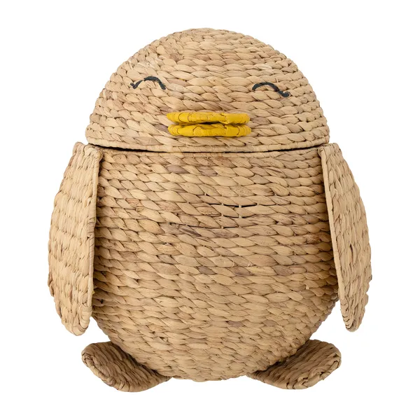 Pingo korg med lock 44x38x47 cm, Pingvin