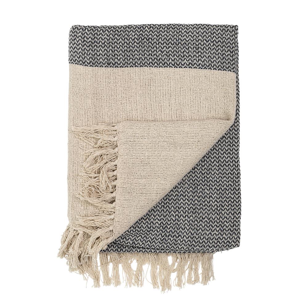 Bloomingville Plaid en coton Bloomingville naturel