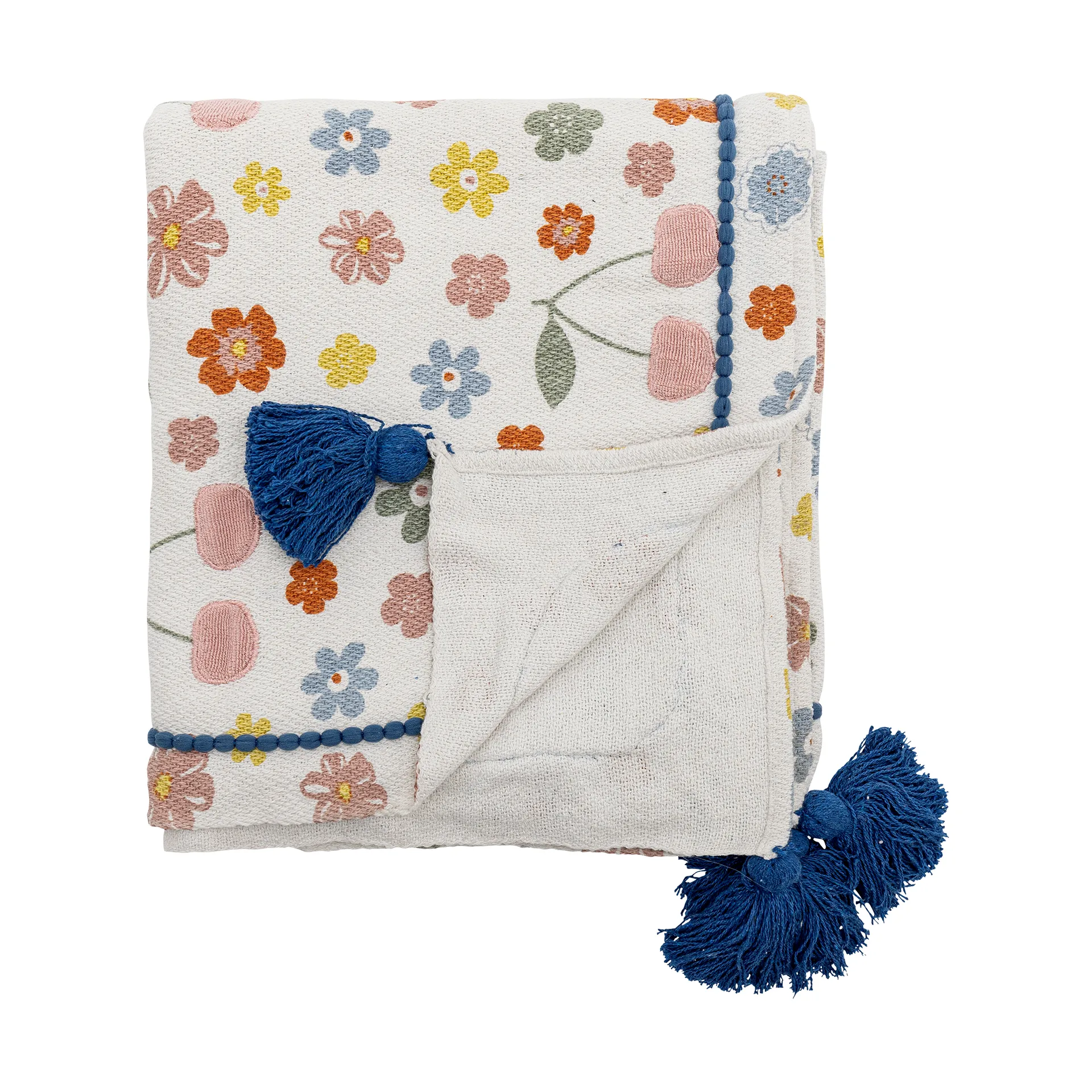 Bloomingville Plaid en coton Cherry cm Rose