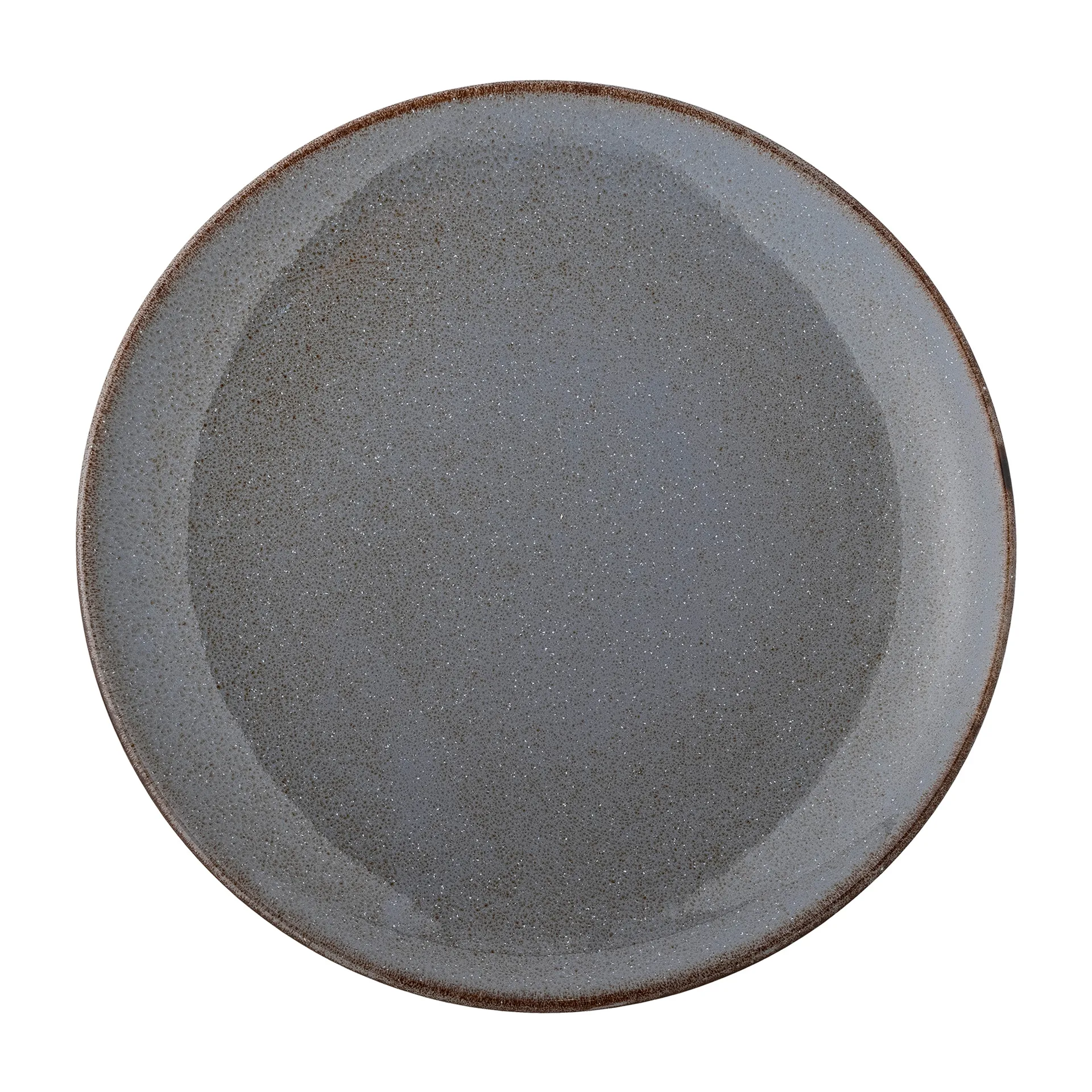 Bloomingville - Sandrine Tallerken, Grå, Stentøj, D22xH2 cm