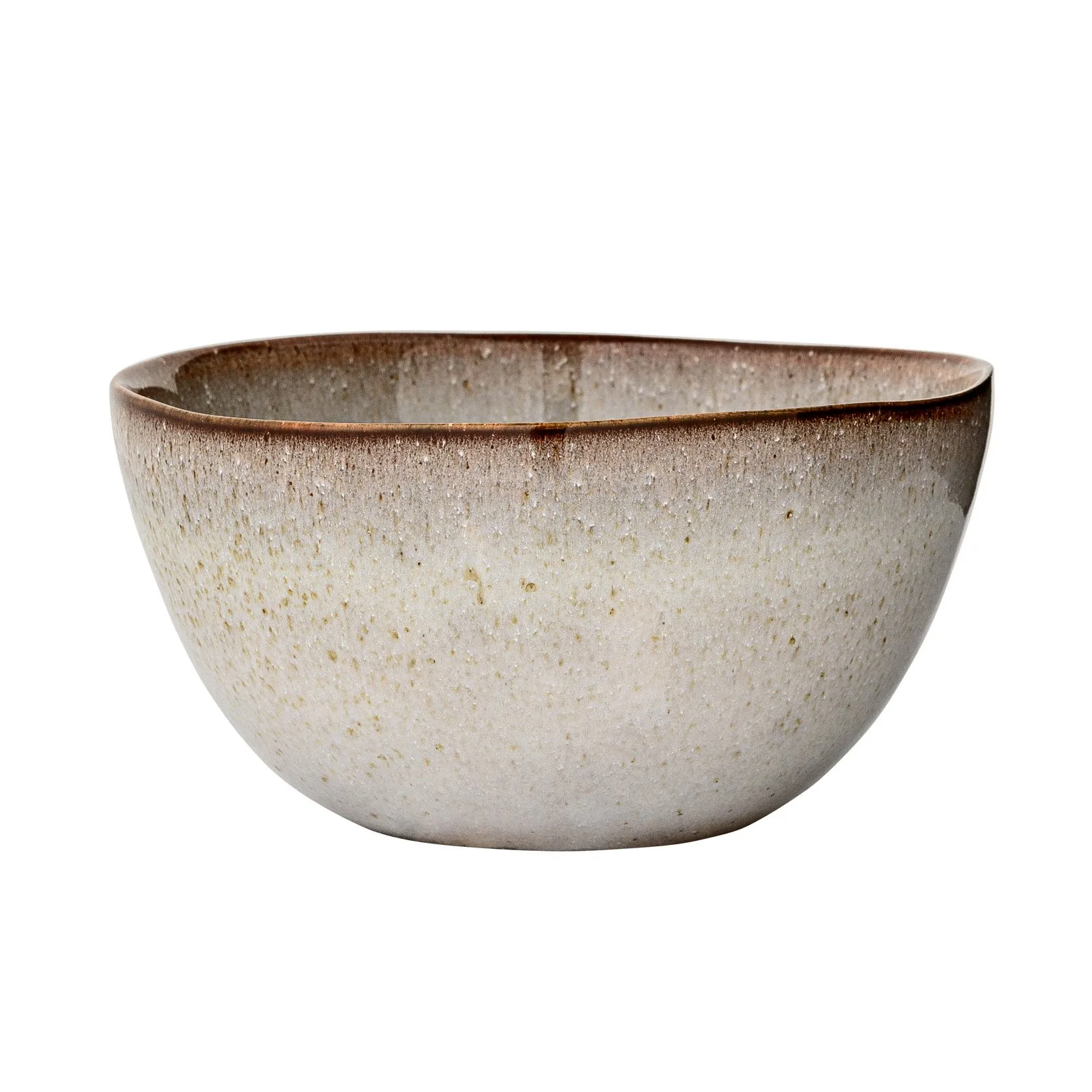 Keramik-/serveringsskål Bloomingville Sandrine grå Ø15xH8 cm stentøj