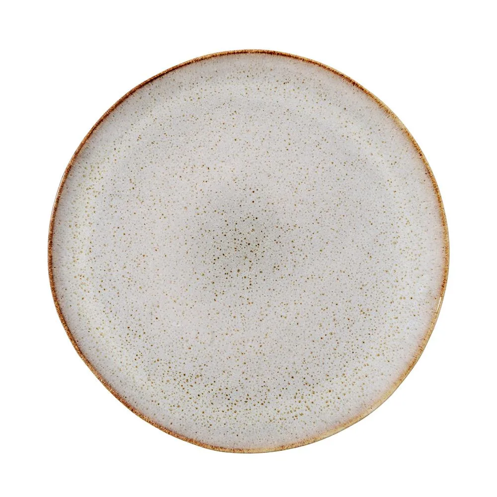 Bloomingville Sandrine tallrik &Oslash;28,5 cm ljusgr&aring;
