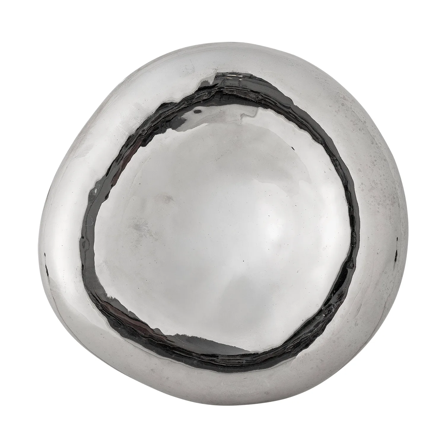 Bloomingville Shine dekorationssk&aring;l &Oslash;18 cm Silver